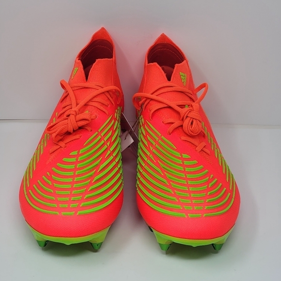 Adidas Predator Edge.1 SG Soccer Cleats Solar Red GW1016 Men’s Size 9.5 New - Picture 7 of 10